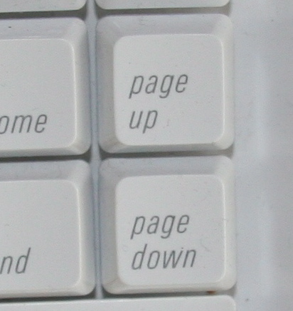 Geek Tip: Page Up Page Down Faster